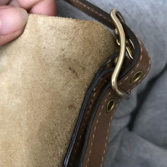 Authentic Coach suede mini handbag - Picture 8 of 8